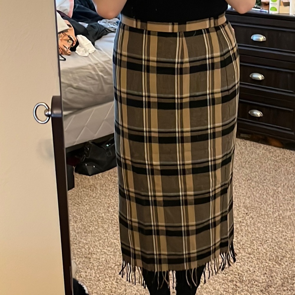Plaid skirt